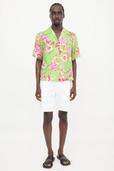 Gucci 2022 Silk Floral Shirt