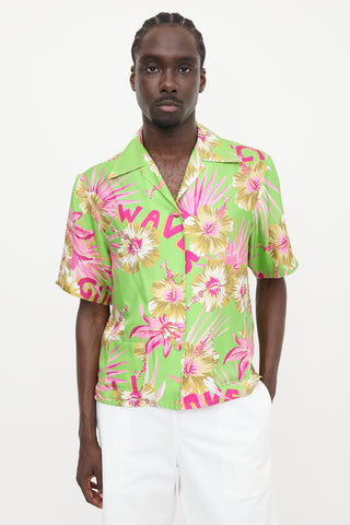 Gucci 2022 Silk Floral Shirt