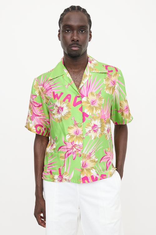 Gucci 2022 Silk Floral Shirt