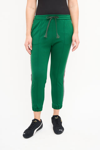 Gucci Green & Multi Stripe Lounge Pant