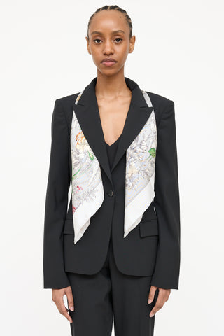 Gucci2019 Silk Wondergarden Scarf
