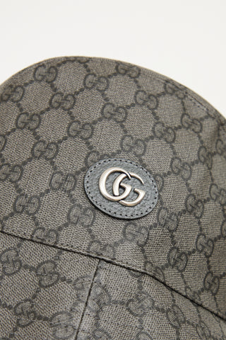 Gucci Grey GG Supreme Bucket Hat