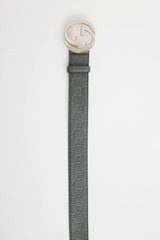Gucci Interlocking GG Guccissima Belt