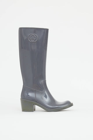 Gucci Heeled Rain Boot