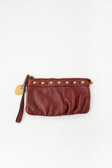 Gucci Guccissima GG Leather Wristlet Bag
