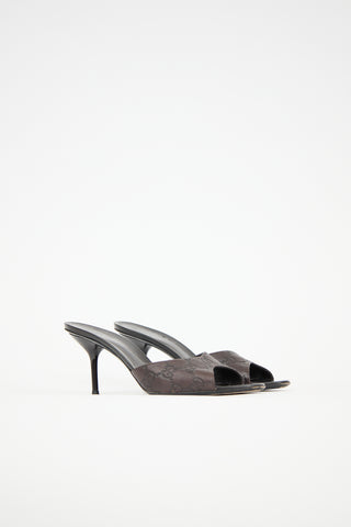 Gucci Guccissima Leather GG Mule