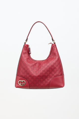 Gucci Guccissima Lovely Heart Bag