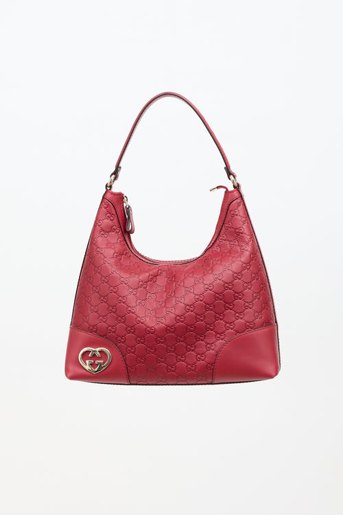 Gucci Guccissima Lovely Heart Bag
