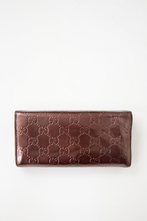 Gucci Guccissima Lovely Heart Wallet