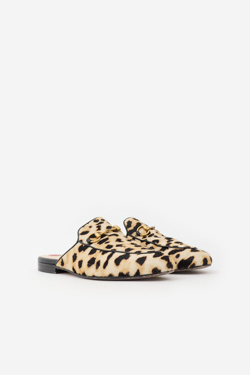 Gucci Hair Printed Princetown Mule