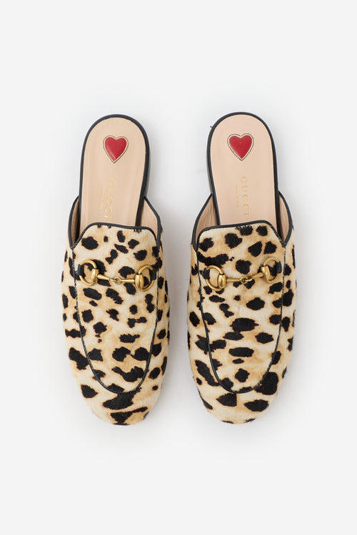 Gucci Hair Printed Princetown Mule