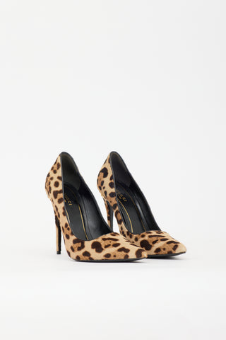 Gucci Hair Printed GG Pump