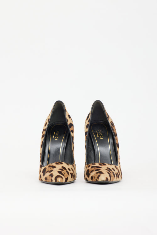 Gucci Hair Printed GG Pump