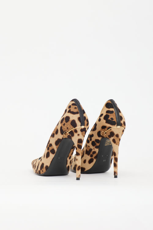 Gucci Hair Printed GG Pump