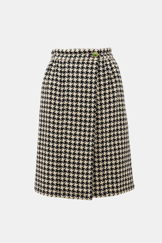 Gucci FW 2019 Wool Wrap Skirt