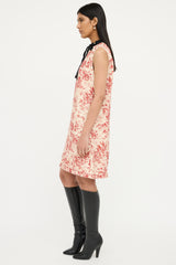 Gucci Ivory Multi Colour Floral  Dress