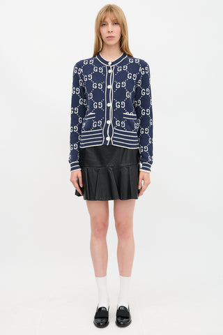 Gucci Jacquard GG Monogram Cardigan