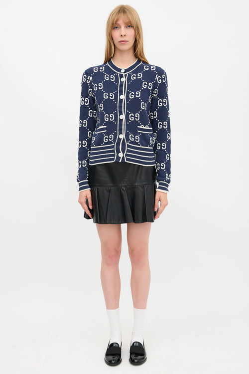 Gucci Jacquard GG Monogram Cardigan