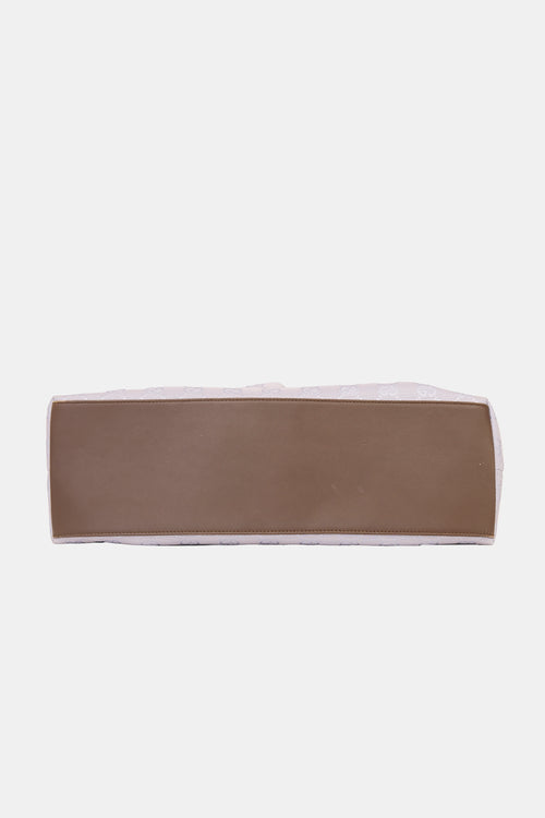 Gucci Canvas GG Bamboo Top Handle Bag