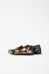 Gucci Jacquard Floral Jordaan Loafer