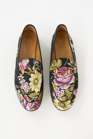 Gucci Jacquard Floral Jordaan Loafer