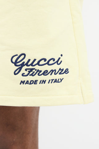 Gucci Jersey Logo Shorts
