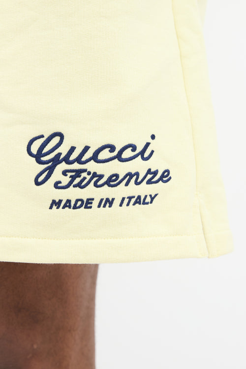 Gucci Jersey Logo Shorts
