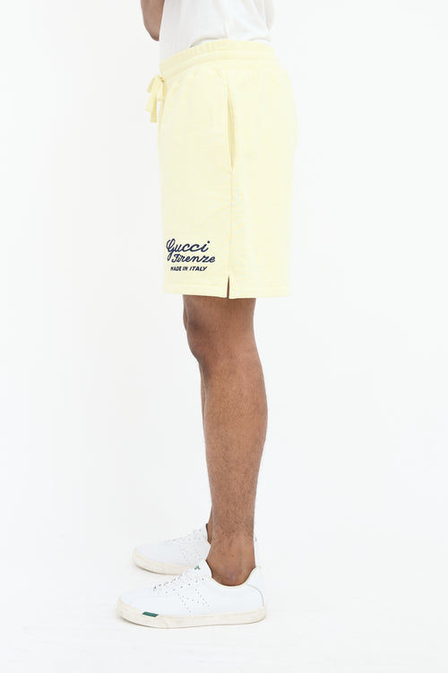 Gucci Jersey Logo Shorts