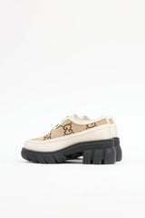Gucci Leather GG Jumbo Monogram Oxford