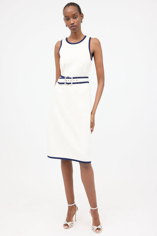 Gucci Knit Belted Midi Dress