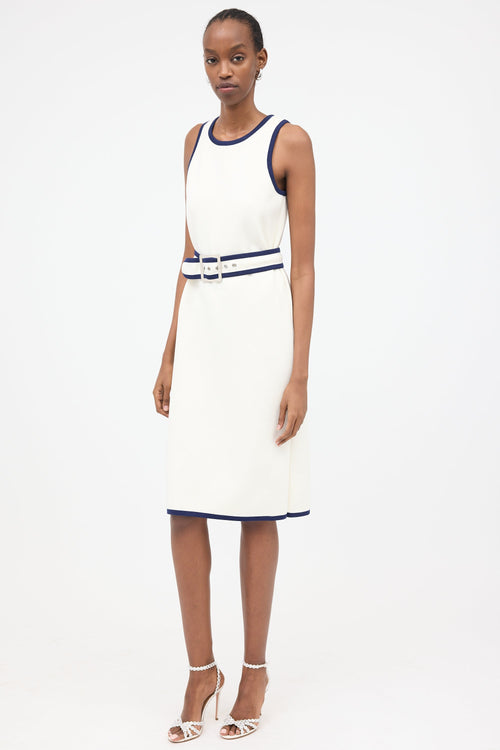 Gucci Knit Belted Midi Dress