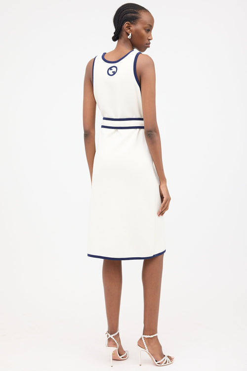Gucci Knit Belted Midi Dress