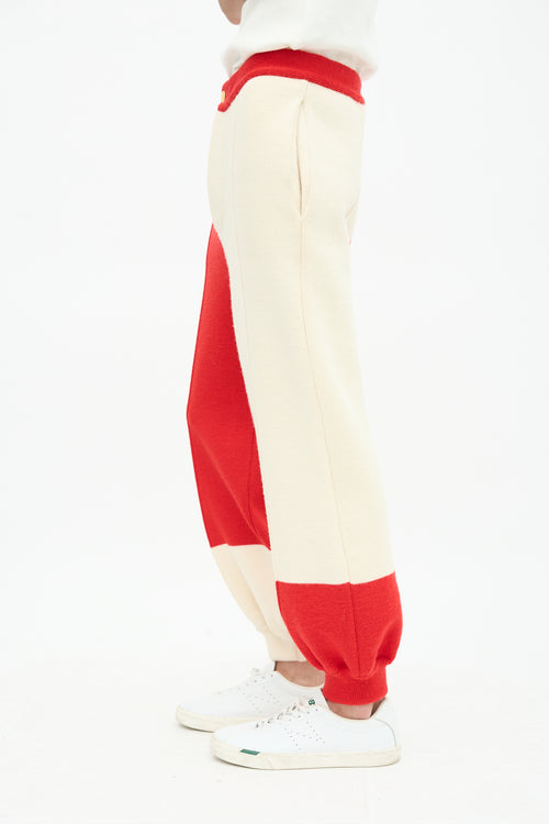 Gucci Knit Colour Block Trouser