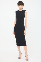 Gucci Knit Padded Shoulder Dress