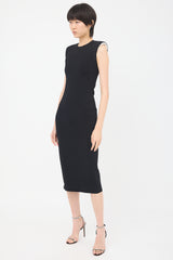 Gucci Knit Padded Shoulder Dress