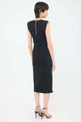 Gucci Knit Padded Shoulder Dress