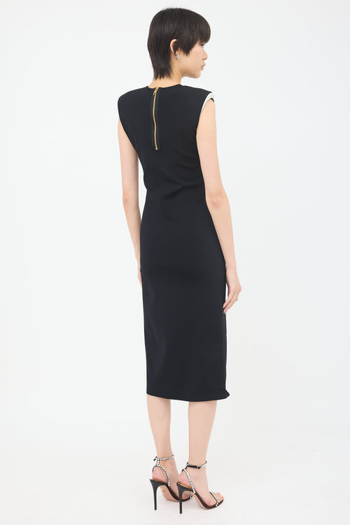 Gucci Knit Padded Shoulder Dress