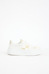 Gucci Lamé & Leather GG Sneaker