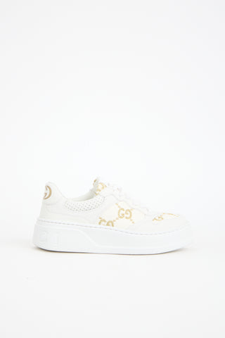 Gucci Lamé & Leather GG Sneaker