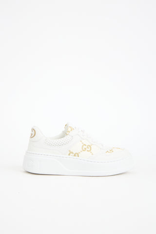 Gucci Lamé & Leather GG Sneaker