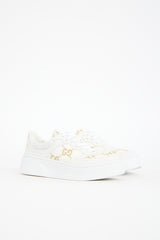Gucci Lamé & Leather GG Sneaker