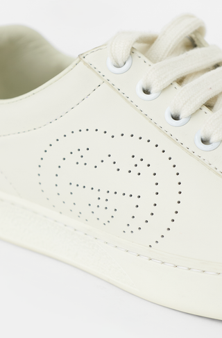 Gucci Leather Ace Perforated GG Sneaker