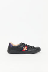 Gucci Leather Ace Web Sneaker
