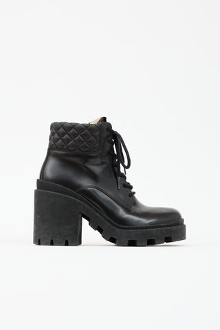 Gucci Leather Apollo GG Boot