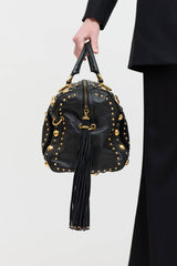 Gucci Leather Babouska Boston Bag