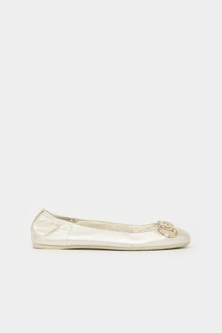 Gucci Leather Ballet Flat