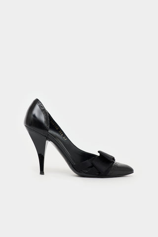 Gucci Leather D'Orsay Pump