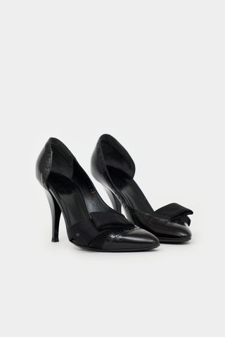 Gucci Leather D'Orsay Pump