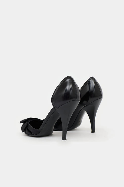 Gucci Leather D'Orsay Pump