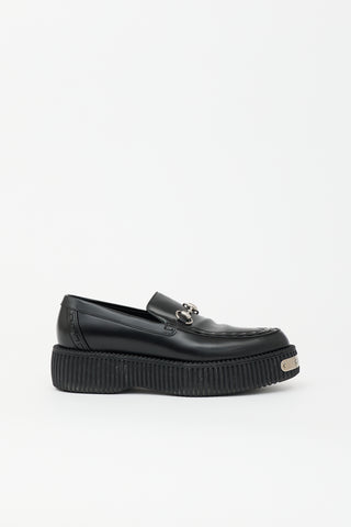Gucci Leather Damien Platform Loafer